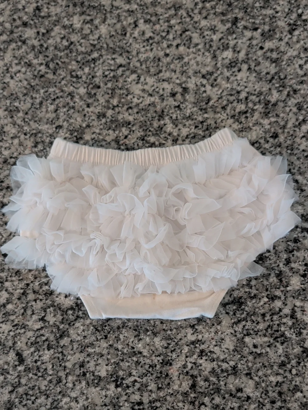 Ruffled White Baby Bloomer - Kids Accessories